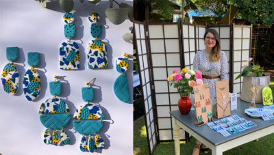 Suzanne Blignaut from Suzy Hello Studio shows step-by-step how to make handmade polymer earrings.