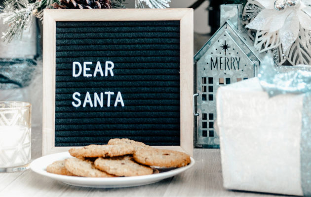 Free Downloadable Colouring Dear Santa Wish Lists