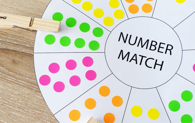 World Math Day - DIY Number Match
