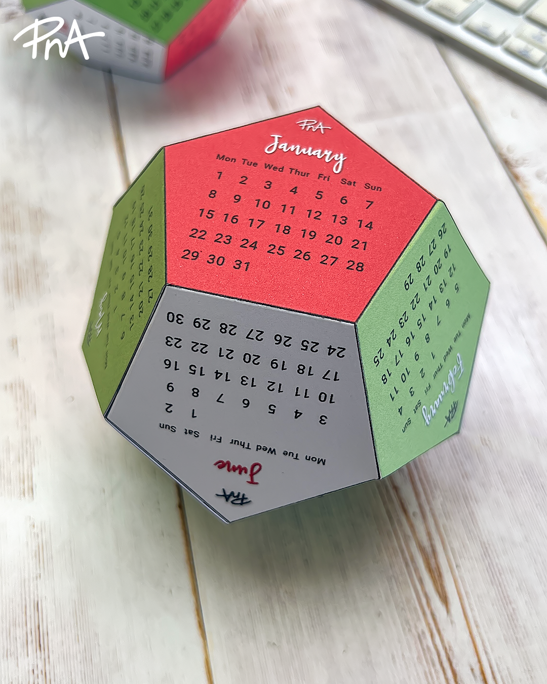 3D Desk Calendar